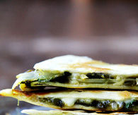 Roasted Poblano, Onion, and Jack Quesadilla