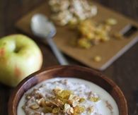 Apple cinnamon crock pot with steel cut oatmeal