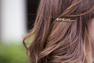 DIY Wordy Hairpins