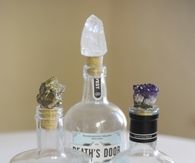 DIY Geode Bottle Stoppers