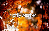 Chilly weather