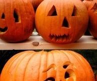 Winking pumpkin