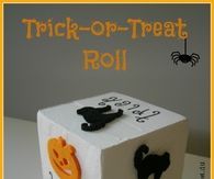 Trick or treat roll game