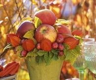 Fall Fruit & Nuts in a Vase