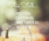 Things to do this Fall