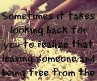 looking back