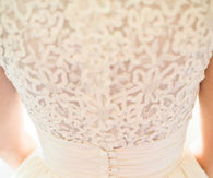 Back of Wedding Dress Detail