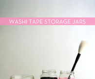 Washi Tape Storage Jars