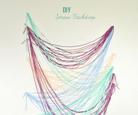 DIY Straw Backdrop