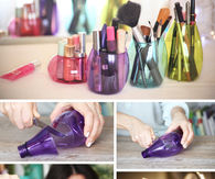 Makeup storage bottles