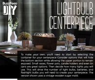 Lightbulb centerpiece