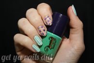 Floral pinstripes