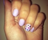 DIY Rhinestone Nails