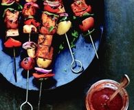 Vegetable and tofu kebabs recipe