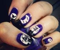 Halloween nail art
