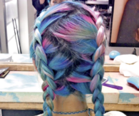 Colorful Braided Hair