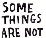 Somethings are not important