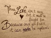 True love isnt easy