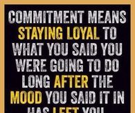 What is commitment