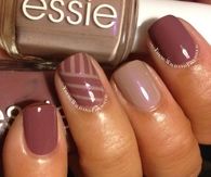 Fall Striping Tape Manicure
