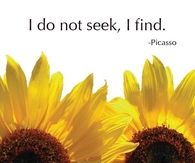 I do not seek, I find