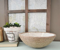 DIY Book Page Rope Bowl