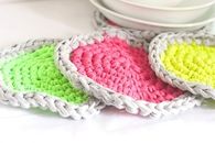 Neon crochet hot pads