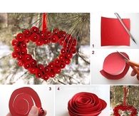 DIY Paper Hearts Craft