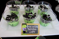 Frankenstein Pudding Cups
