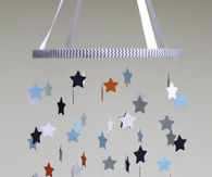 Star baby crib mobile