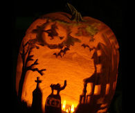 Halloween Carved Pumpkin
