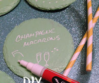 DIY Chalkboard Coasters