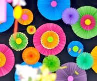 Neon Party Wall Fans