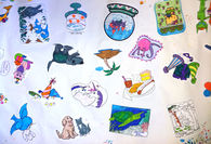 DIY Coloring Tablecloth