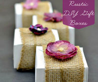 Rustic DIY Gift Boxes