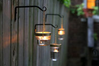 DIY Outdoor Hanging Mason Jar Lights 