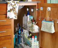 Undersink bathroom storage
