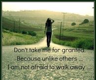 Dont take me for granted