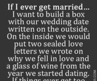 If i ever get married