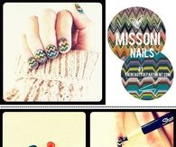 DIY Missoni Nails