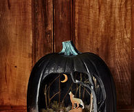 Pumpkin diorama