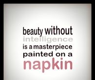 beauty without intelligence