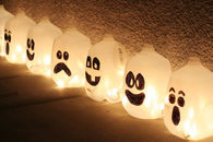 Halloween Milk Jug Decorations
