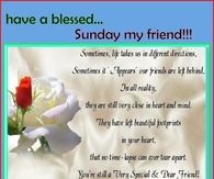 Have a blessed Sunday My Friend