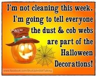 I'm not cleaning this week