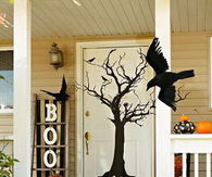 Front Entrance for Halloween
