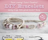 DIY Beaded Hemp Bracelet