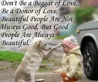 Be a donor of love