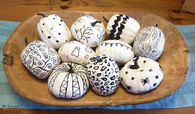 Hand sketched sharpie pumpkins
