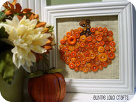 Pumpkin button art